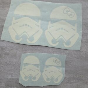 Storm Trooper Vinyl Decals Mom, Dad, Boy Girl